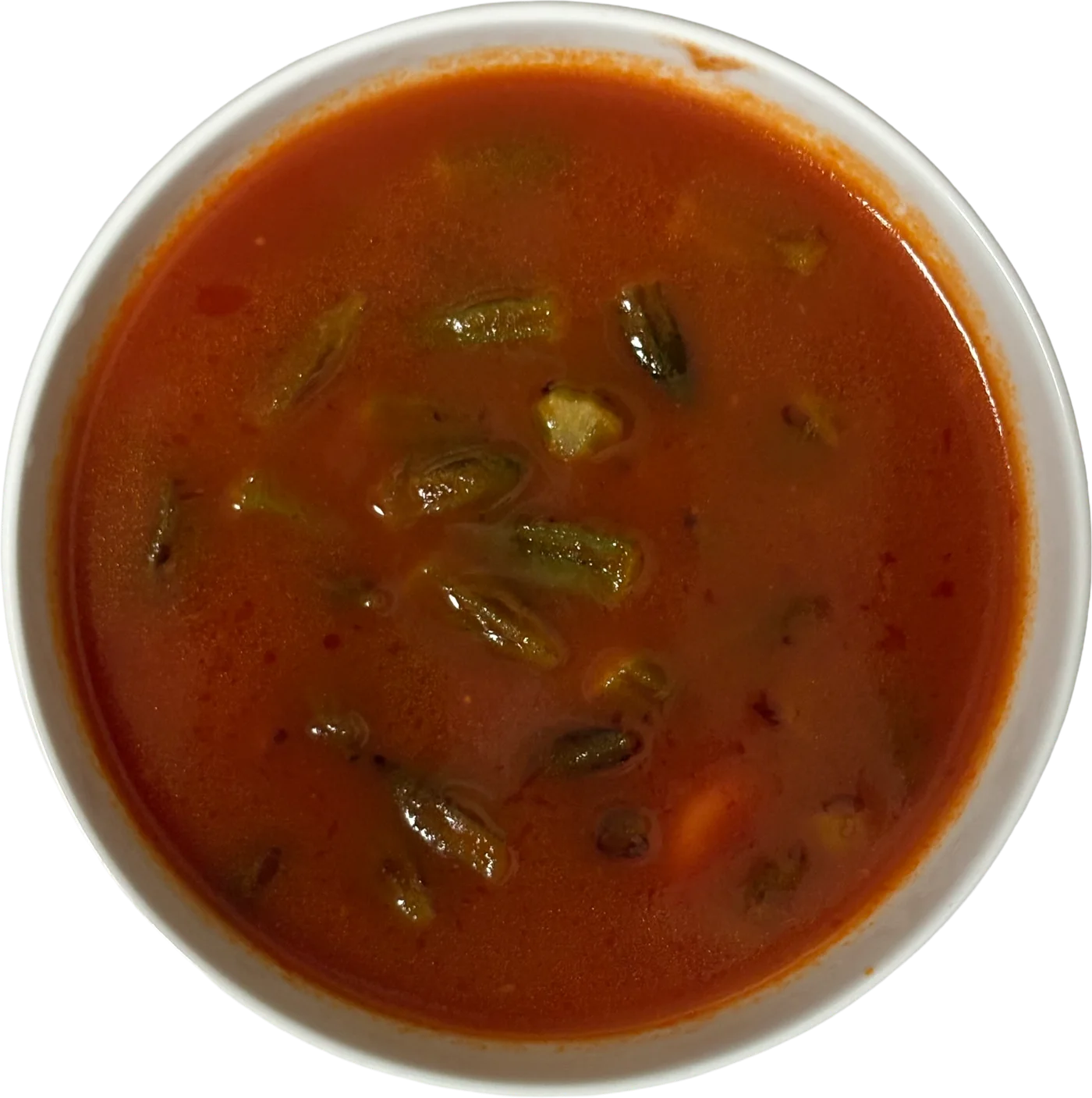 A bowl of Nakha Foods Okra Stew